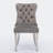 Modern Glam Velvet Upholstered Dining Chair with Pull Ring (Set of 2)-1632361100-1646401628