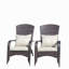 Chaise de patio avec coussins (coussin beige)-131517482