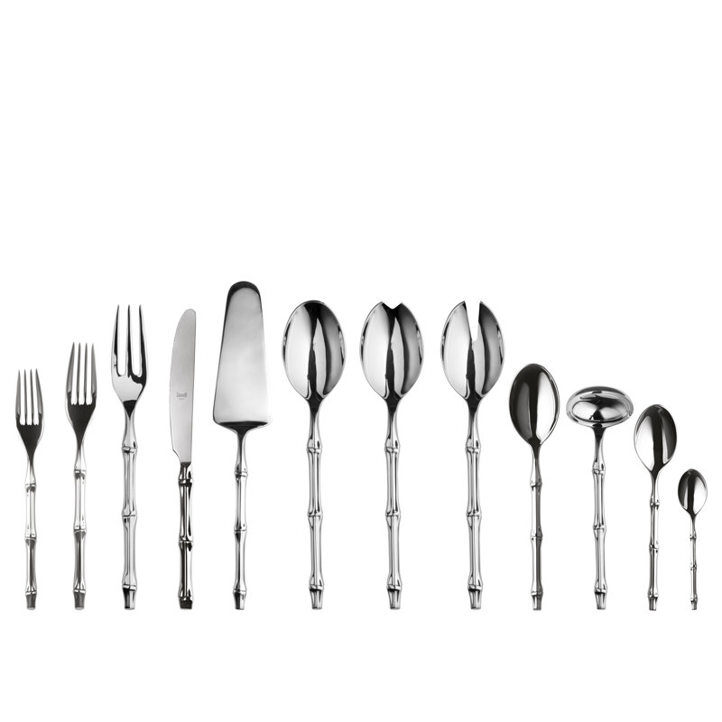 Bali Flatware Set - 67 Pieces - Stainless Steel
