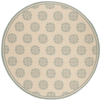 Frankee Performance Oriental Indoor/Outdoor Area Rug