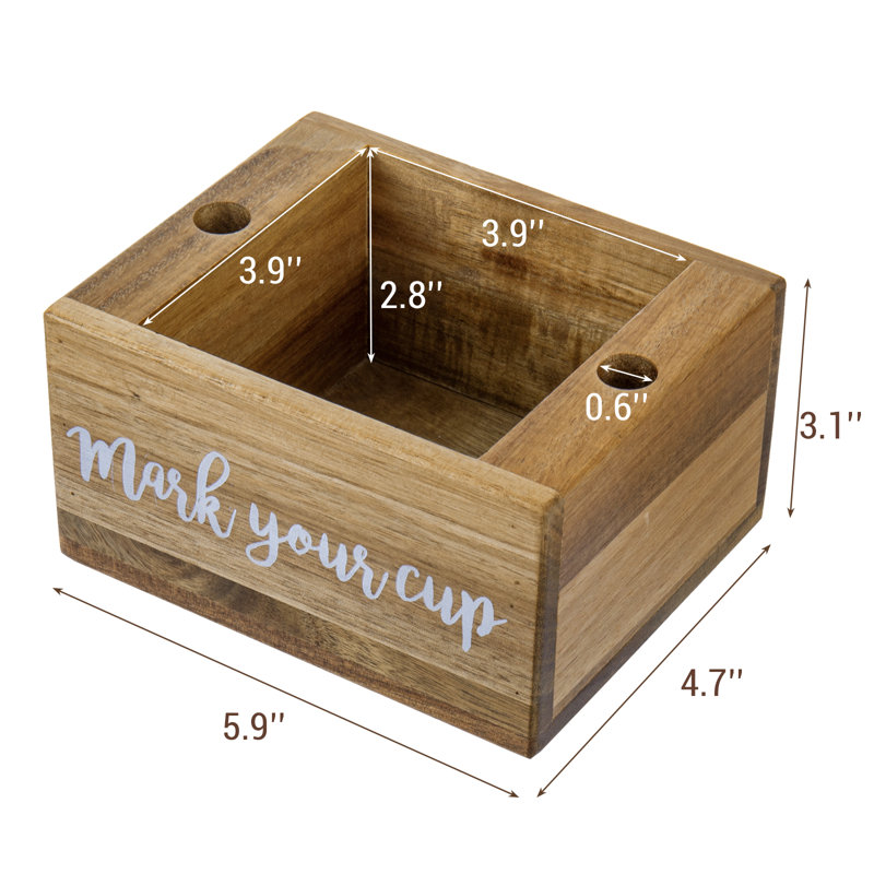 1 Pod Coffee Condiment Storage