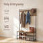 Arbre d'entrée de 39,9 po de largeur avec rangement pour chaussures et tablettes Adysan-288436925