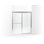 Deluxe 54.37"-59.37" W x 65.5" H Sliding Framed Shower Door
