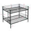 Lit double superposé double avec lit gigogne en métal, aucun sommier requis, assemblage facile
