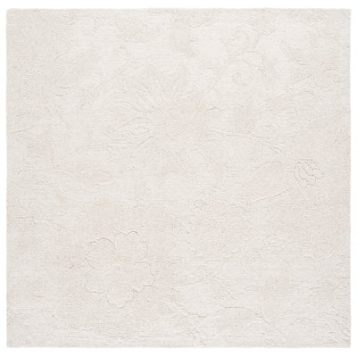 Blossom Hand Tufted Wool; Cotton Floral Indoor Rug