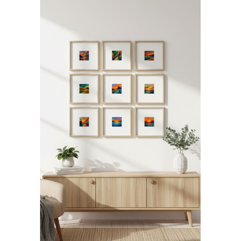 Atherton Decorative Framed MDF Painting