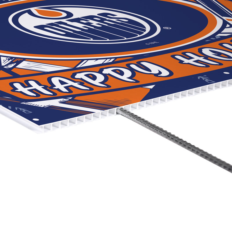 Enseigne de cour Edmonton Oilers, Holiday