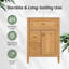 Unique 24" Bathroom Vanity With Ceramic Top-65205044-65205041