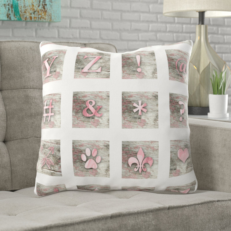 Dublin Outdoor Reversible Throw Pillow, Microsuede, Indoor
