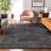 Premium Machine Washable Prisco Charcoal Rug