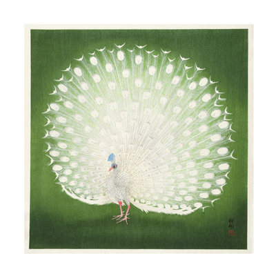 Paon sur toile