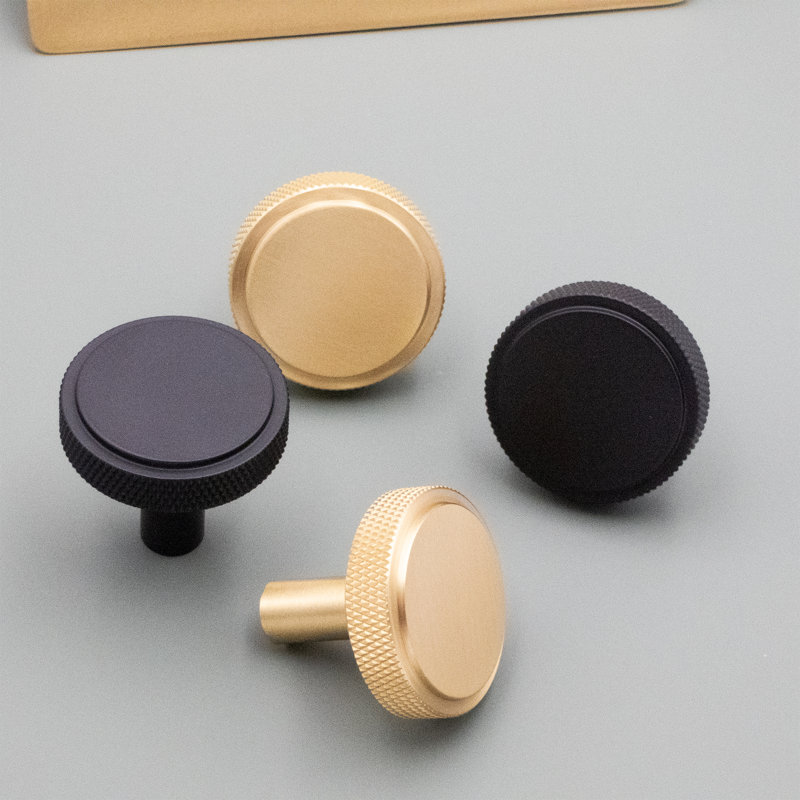 Round Knob, Black
