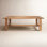 Nonnie Rectangular Natural Brown Wood Dining Table