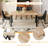 63" Wood Rectangle Dining Table Set-1460673210-1460950564