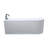 67" Freestanding Soaking Acrylic Bathtub
