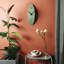 Horloge murale moderne en métal Curve of Time -1340407899-1340407902