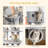 Height Adjustable Cat Tree with Condo