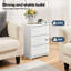 45cm W Manufactured Wood Bedside Table