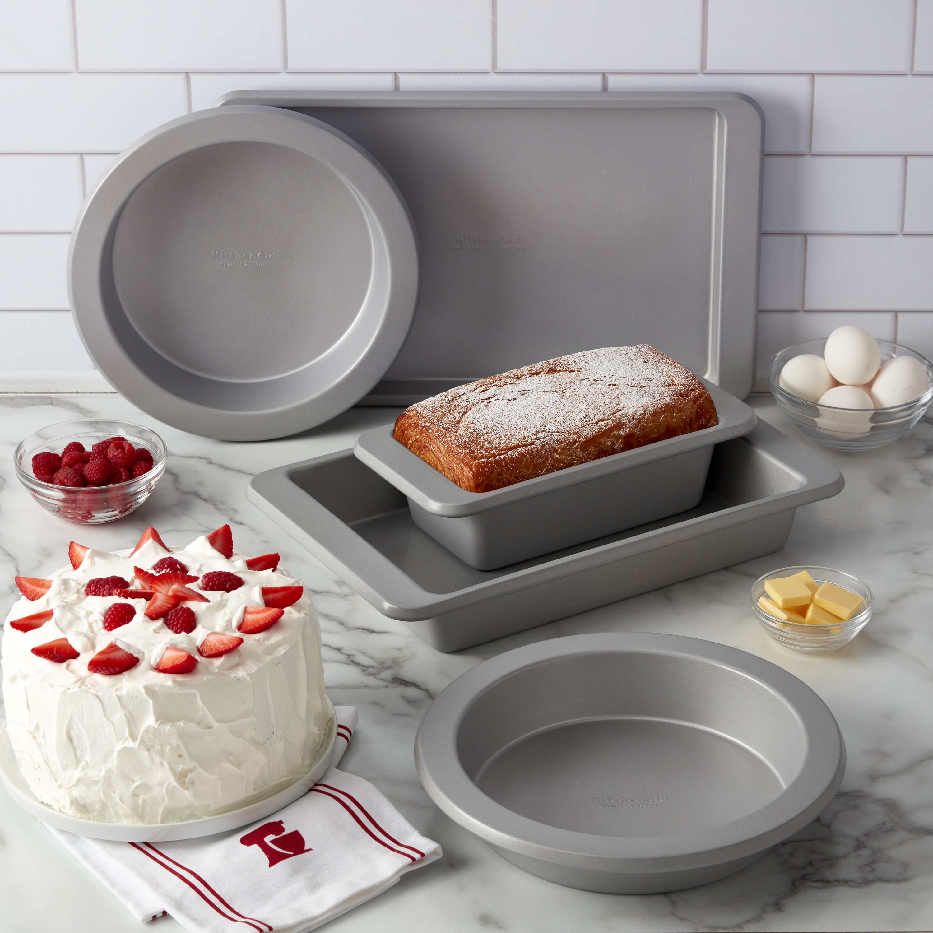 KitchenAid® Kitchenaid 5-Piece Non-Stick Bakeware Set Perigold