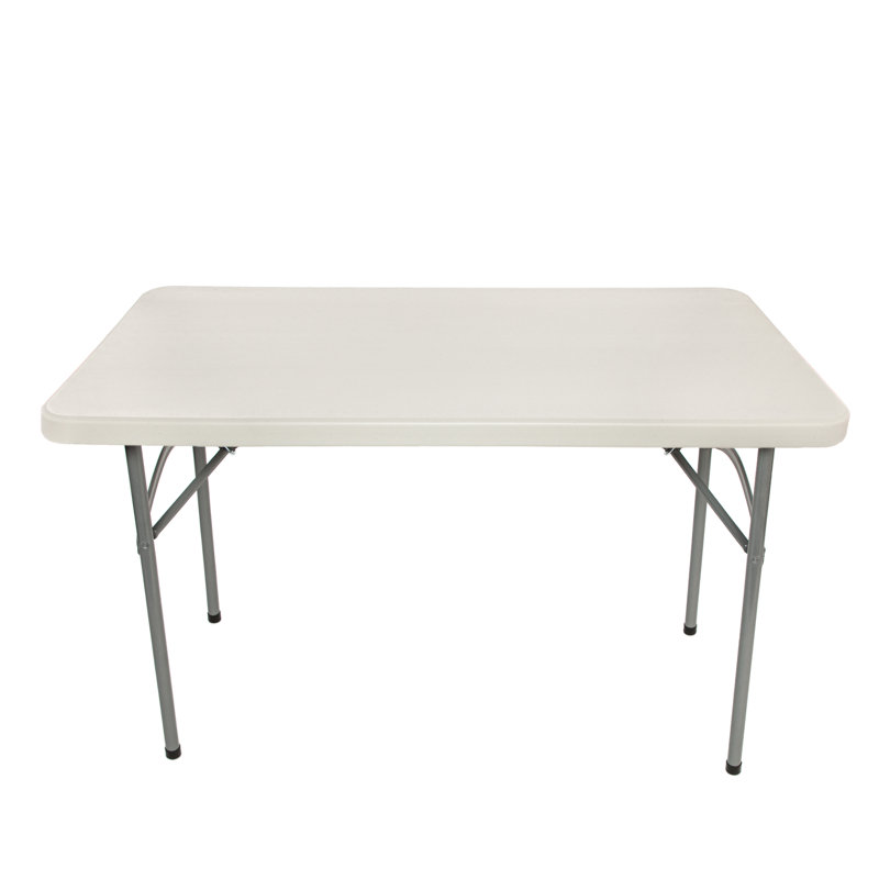 Baldwin 48'' Grey Plastic and Steel Folding Table