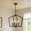 Lustre cage en métal 4 lumières-1173603369-1173603370