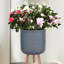 Honeycomb Style Cylinder Round Planter with Feet-379134895