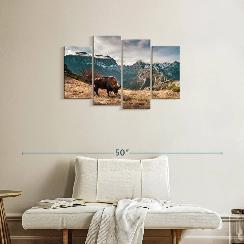 Brampt Bison By The Mountains