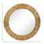 Folha Flat Metal Beveled Wall Mirror