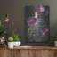Art mural en métal «Zen Purple Orchids» par Elena Ray-101654337