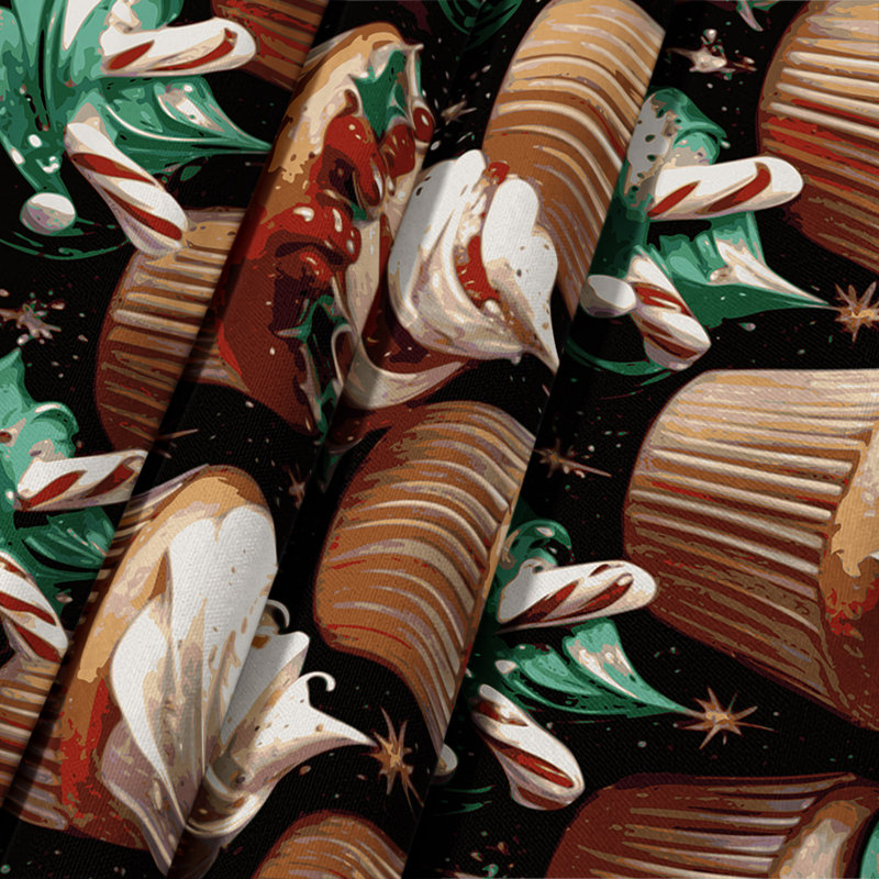 Tapisserie murale de sapin de Noël faite de petits gâteaux, 26 po x 36 po