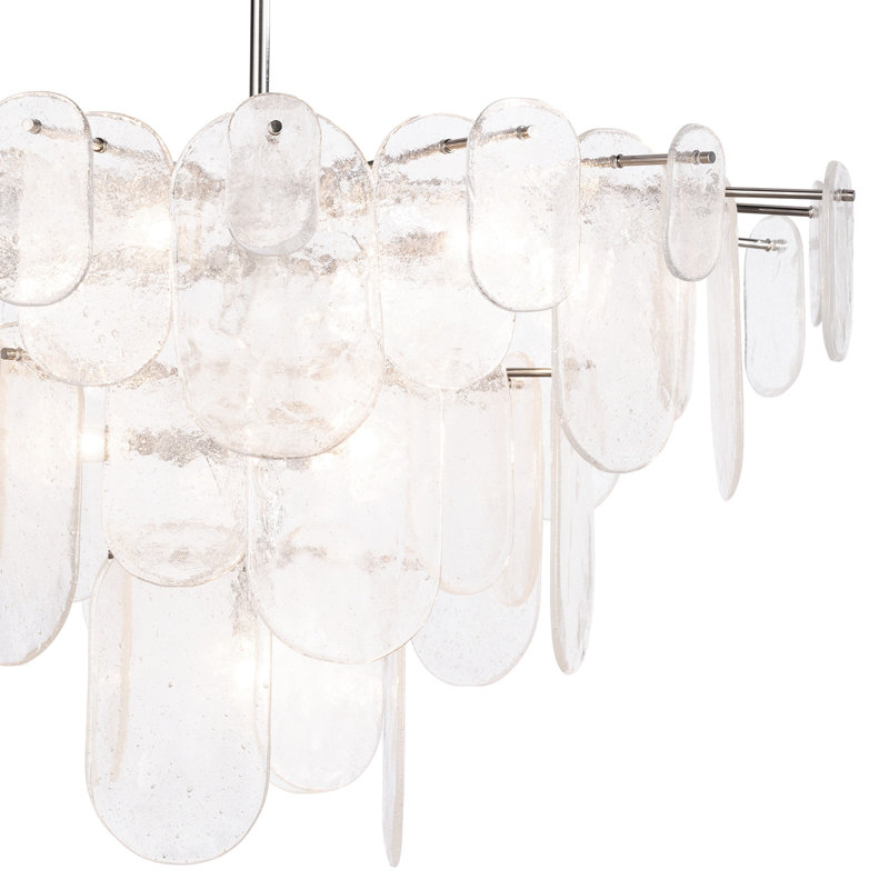Echo Chandelier, Polished Nickel