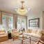 Lustre en cristal 42 po
