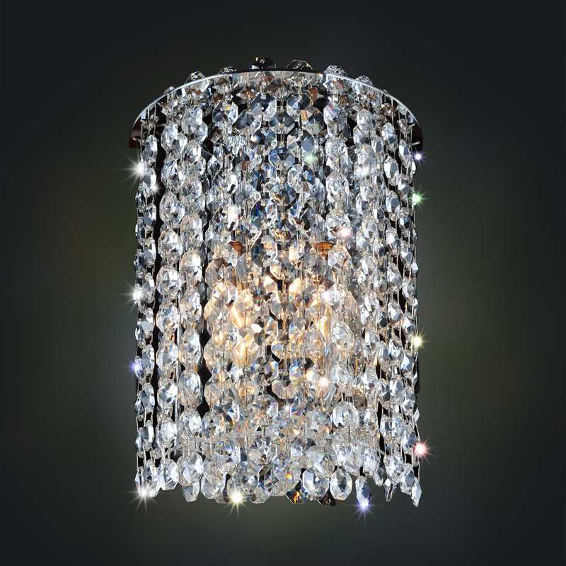 Milieu Metro 1 LT Chrome/Clear Wall Sconce Allegri