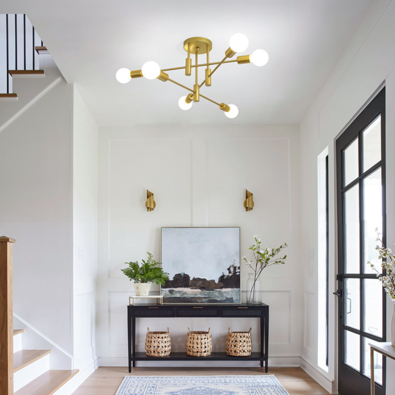Caitlin Rose 6 -Light 62cm Sputnik Chandelier
