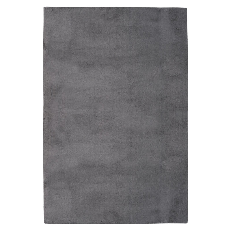 Cha Cha Hand Tufted Area Rug, Rectangle 160 x 230cm, Grey/Brown/Blue