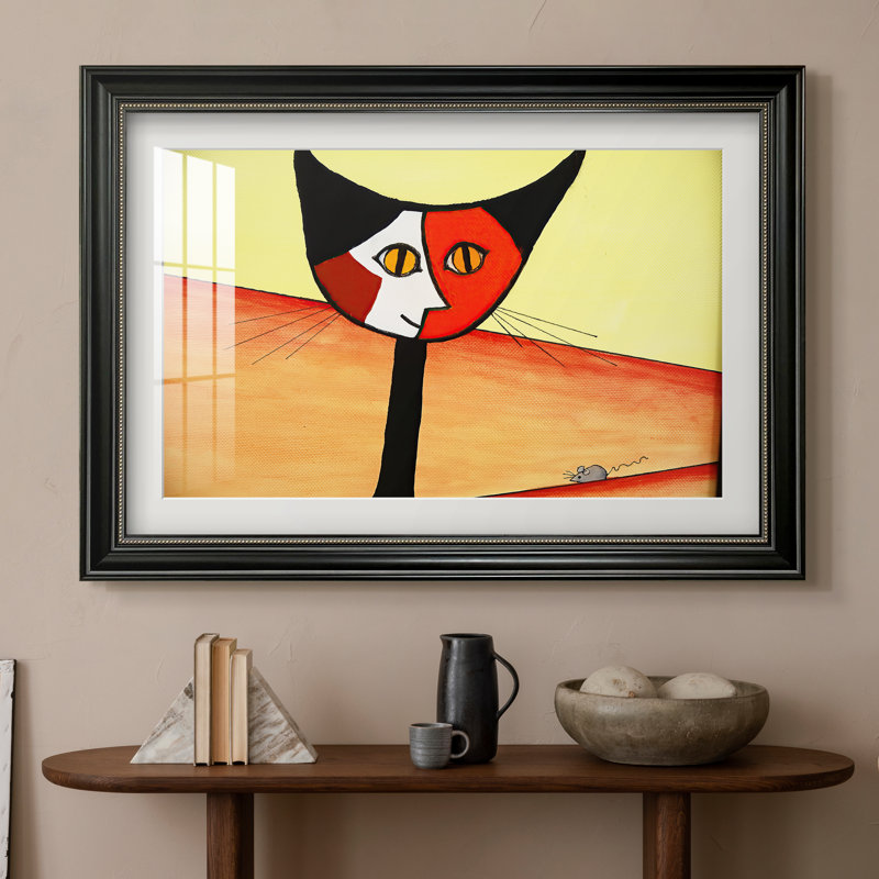 Cat-El Gato de Picasso, v. 2010-Norma Salt-Impression encadrée personnalisée, Format intérieur 20 po x 28 po