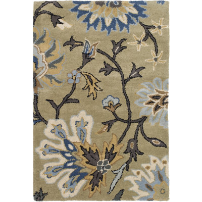Jardin Hand Tufted Wool Floral Rug