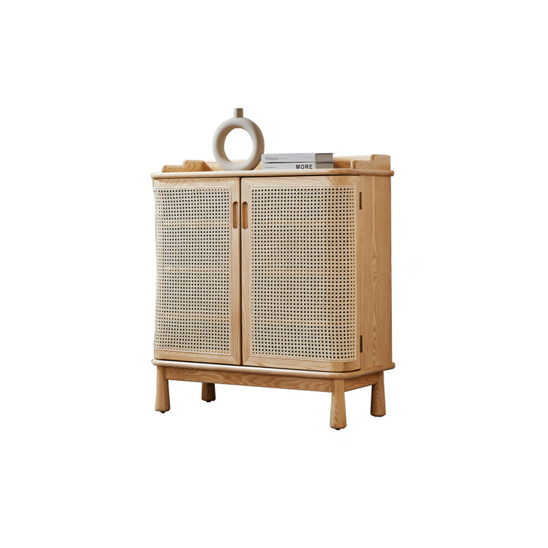 Armoire à chaussures en rotin