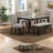 Modern Dining Table Sets(Must include both Table and Chair), Wood 6-Piece