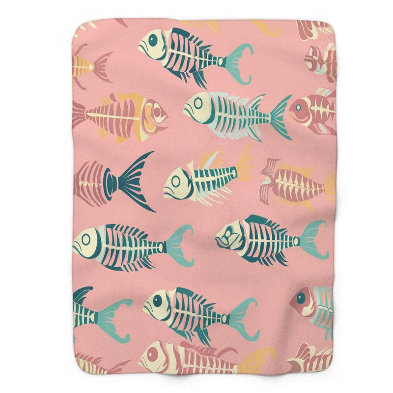 Bony Waters - Couverture Sherpa 1 pièce de qualité supérieure 0111, L 50 po x L 60 po