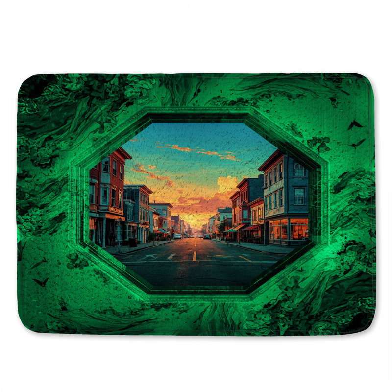 Tapis de bain Sunset Urban Street, L 24 po x L 17 po