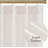  Pinch Pleated Linen Valances for Windows, 2 Panels Set Farmhouse Light Filtering Small Sheer Curtains for Cafe Bar Kitchen Over Sink Christmas Decor-1504528897-1504528898