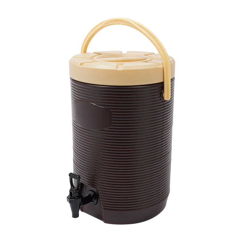 4.07Gal Cold And Hot Beverage Dispenser, Brown