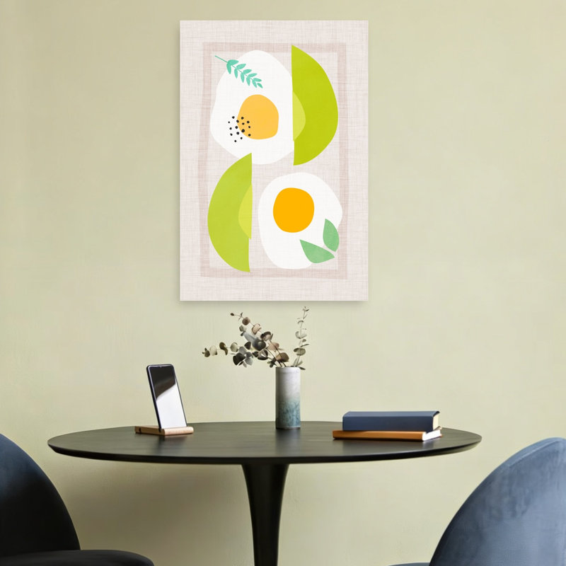 Impression d'art mural abstrait moderne moderne minimaliste, H 24 po x l 16 po