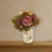 Peony Artificial Arrangement in Floral Pitcher