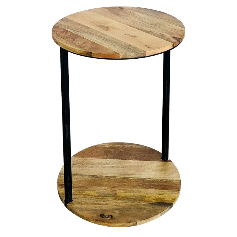 Pedestal End Table