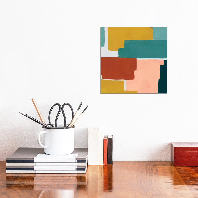 Block Abstract IV by Grace Popp - Wrapped Canvas Painting, 30.48 cm H x 30.48 cm W