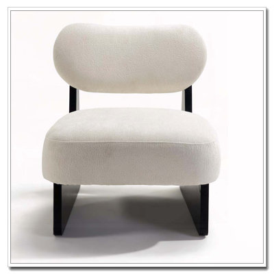 Fauteuil d'appoint en tissu Boucle