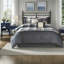Rustic Queen Bedding Set, Polyester Herringbone, Cozy Farmhouse Style For Home Comfort