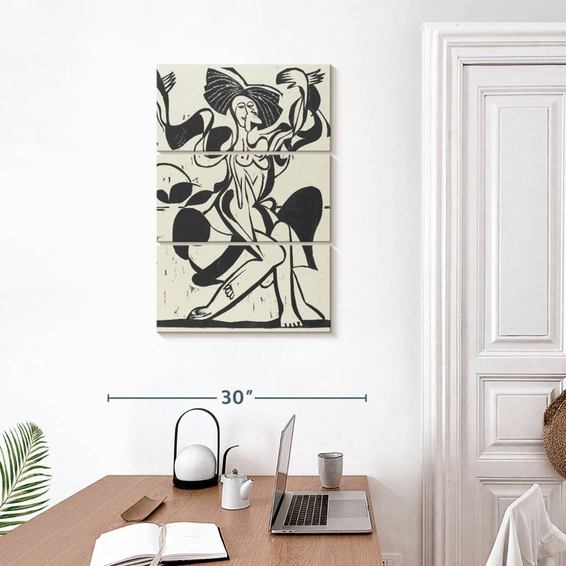 Mary Wigman's Dance, H 32" x l 20"